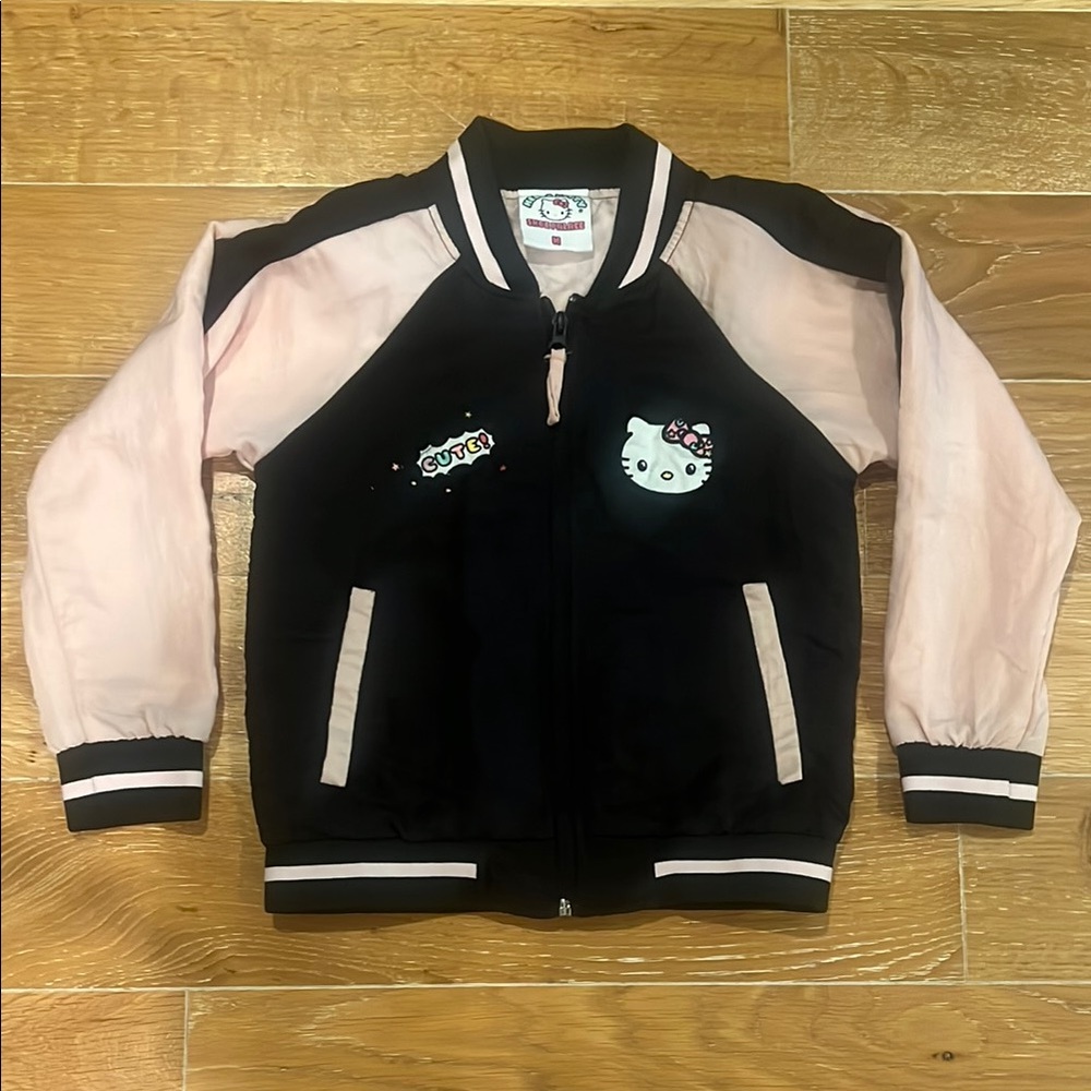 Hello Kitty Black and Pink Kids Jacket